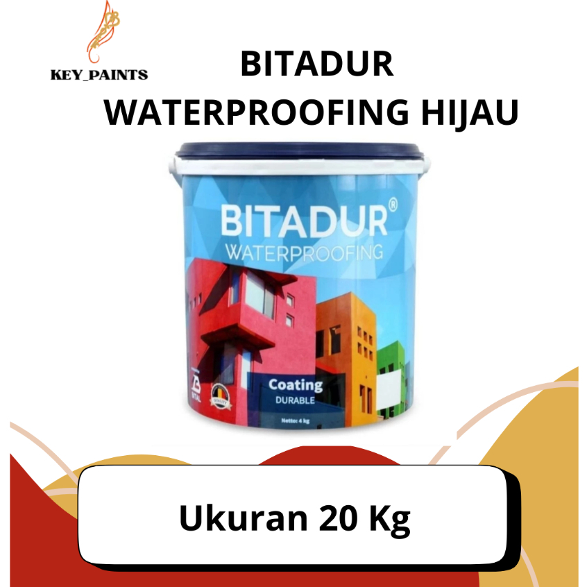 Cat Tembok Cat Anti Bocor Bitadur Hijau 20 Kg