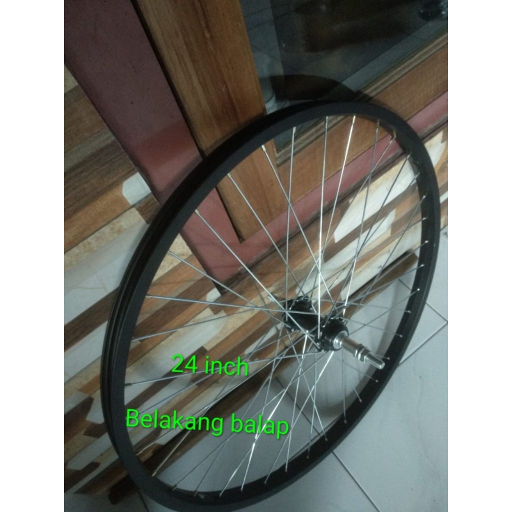 VELG JADI SEPEDA 24 INCH ALLOY DEPAN ATAU BELAKANG AT