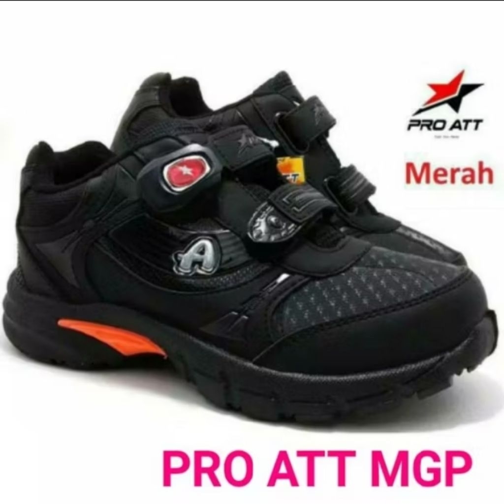 Sepatu Pro Att Magnet Sepatu Sekolah anak Laki-Laki Perempuan Paud TK SD