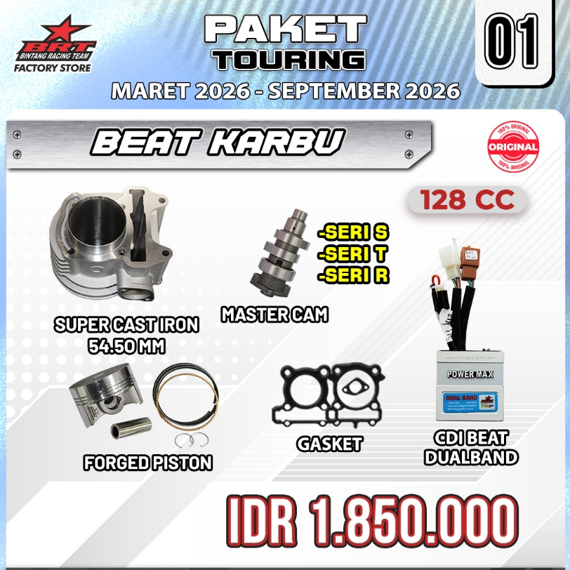 PAKET BORE UP BEAT KARBU 128 CC