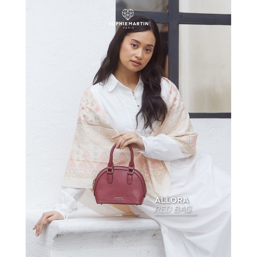 ALLORA BAG MAROON SOPHIE MARTIN PARIS ORIGINAL