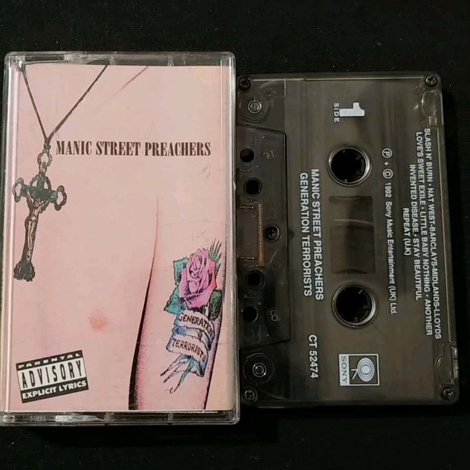 Kaset Manic Street Preachers –Generation Terrorists . Original