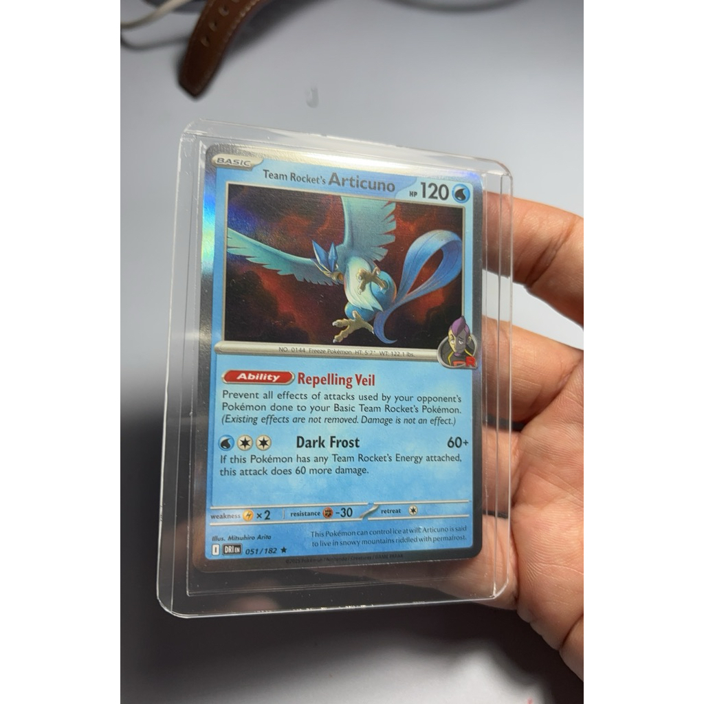 Kartu Pokemon TCG English | Team Rocket's Articuno | Holo