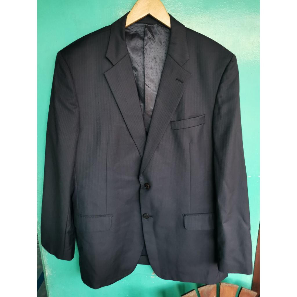 ( AUSTIN REED ) BIRU KEHITAMAN. Jas pria Formal premium ( XXL )
