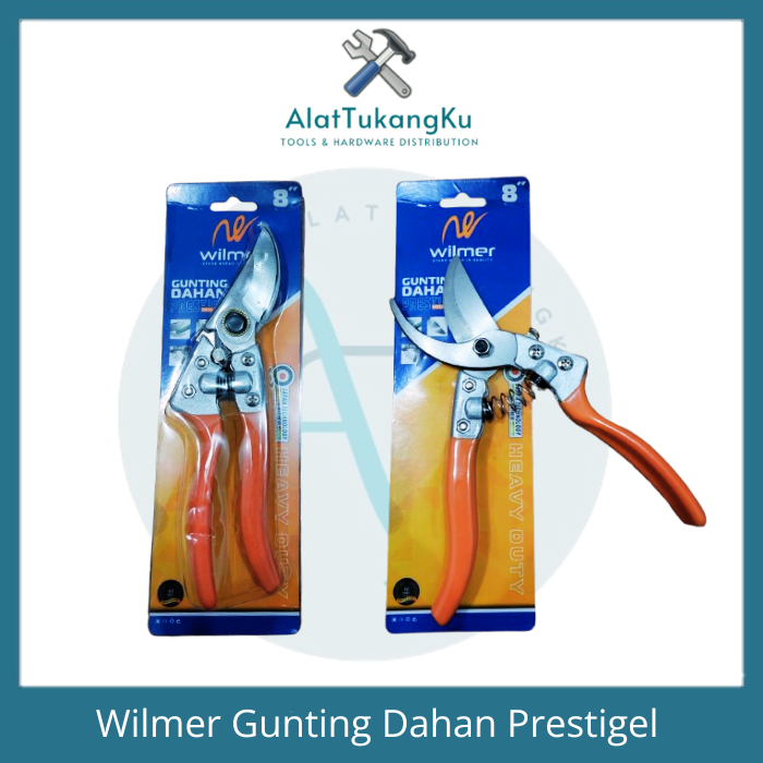 Wilmer Gunting Dahan Prestige Stainless Steel / Gunting Ranting Tanaman Terbaik Tools
