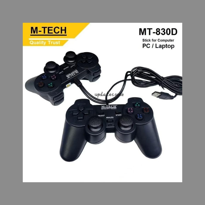 Stik / Gamepad MTECH Double Getar USB – Joystick PC & Laptop M-Tech Original untuk Gaming