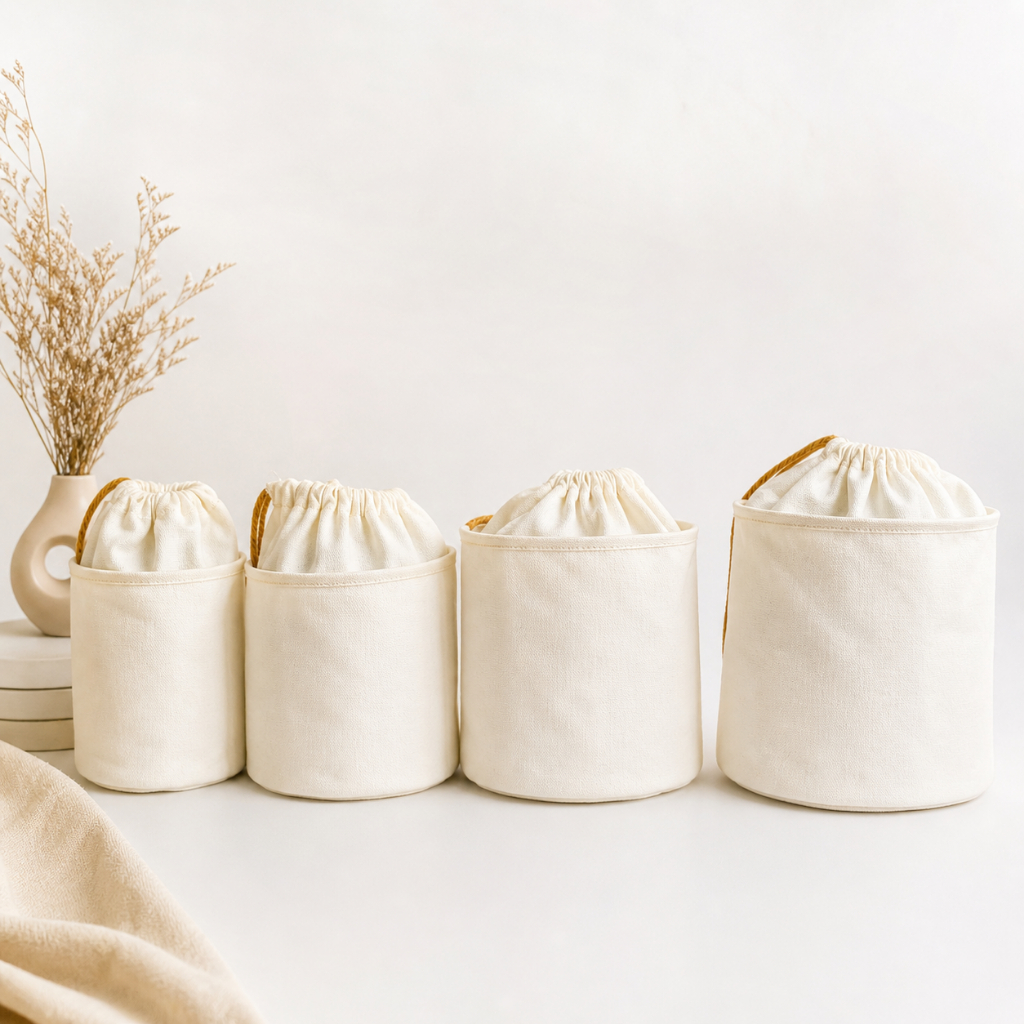 Lecari Tubina Inner Bucket Bag Premium | Organizer Tabung Serut
