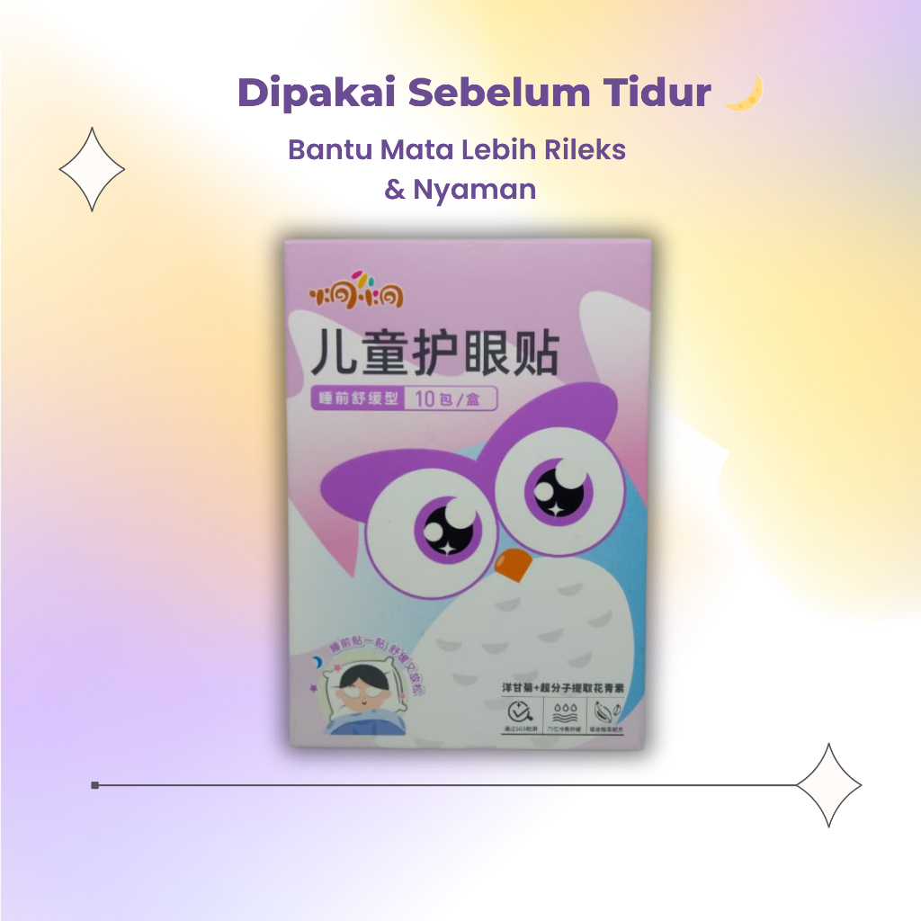 Optik Cahaya Truevue | Masker Terapi Mata Anak Anti Lelah | Masker relaxsasi mata