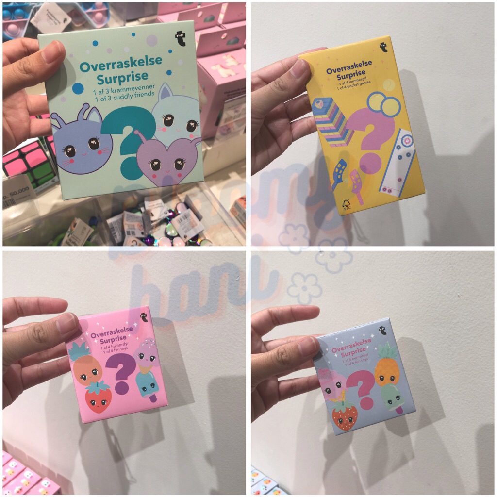 [FLYING TIGER] Surprise Blind Box Mini Plushie Keychain Toys Boneka Gantungan Kunci Bagcharm