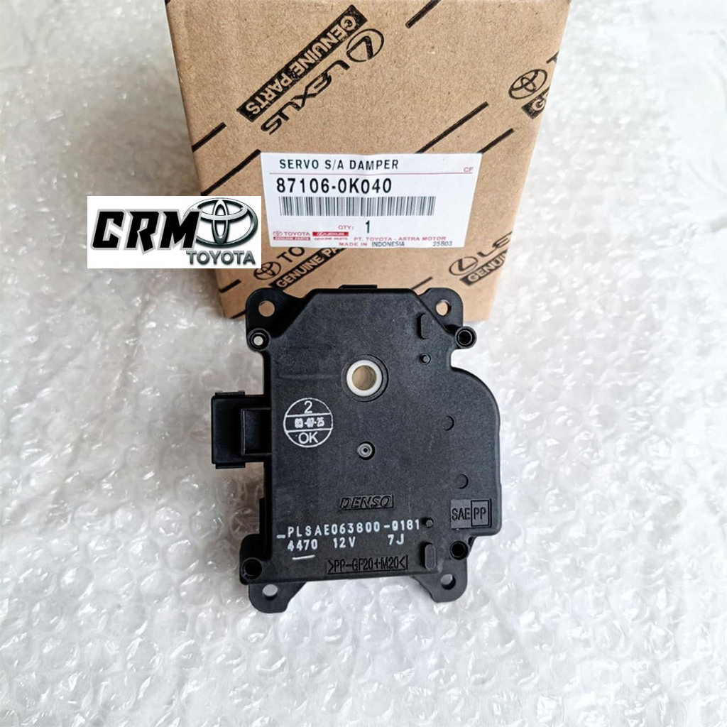 Motor Servo AC Dinamo Corolla Altis Kijang Innova Fortuner Hilux Original Toyota 87106-0K040 Servomo