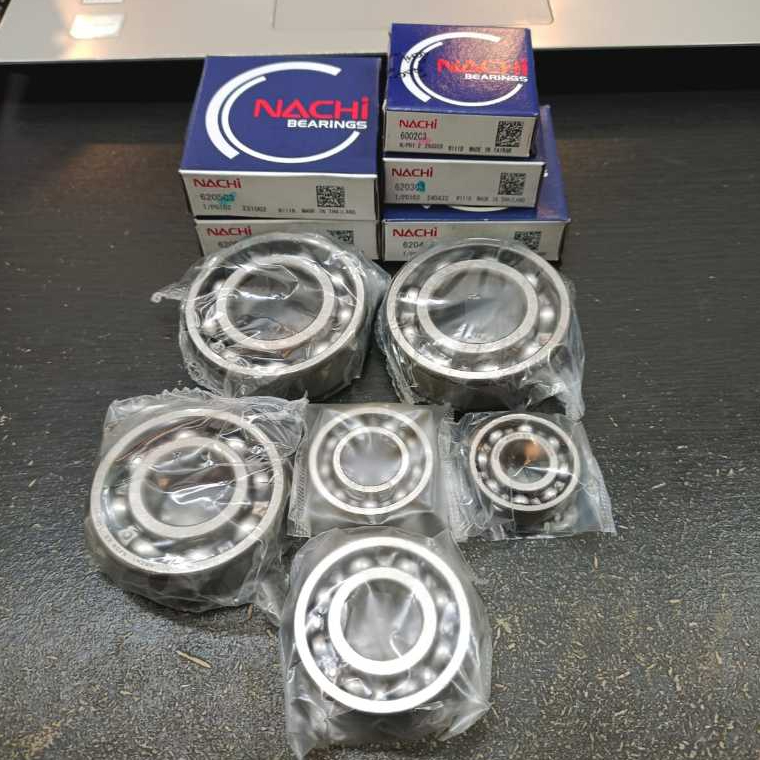 BEARING LAHER KRUK AS FULL SET MOTOR YAMAHA FORCE 1 F1Z F1ZR ALFA SIGMA CYRPTON NACHI C3 ORIGINAL