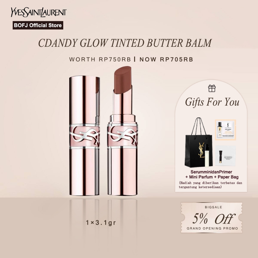 BOFJ -Ysl Loveshine Candy Glow Lip Blam 3.1g/Butter Balm/ Lipstick