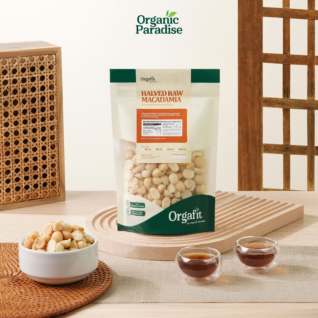 Kacang Macadamia Nut 1 KG Organic Paradise