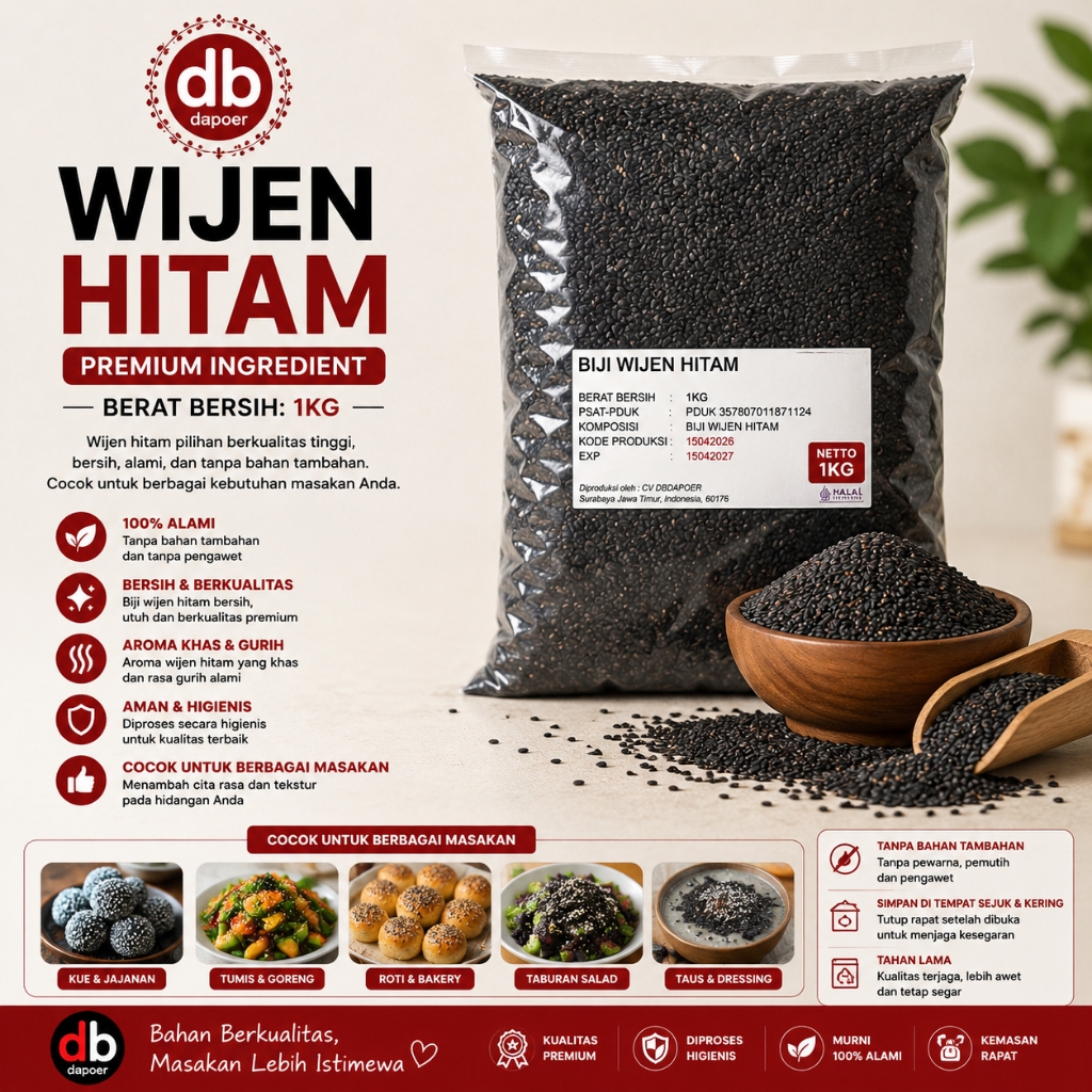 Wijen Hitam 1kg