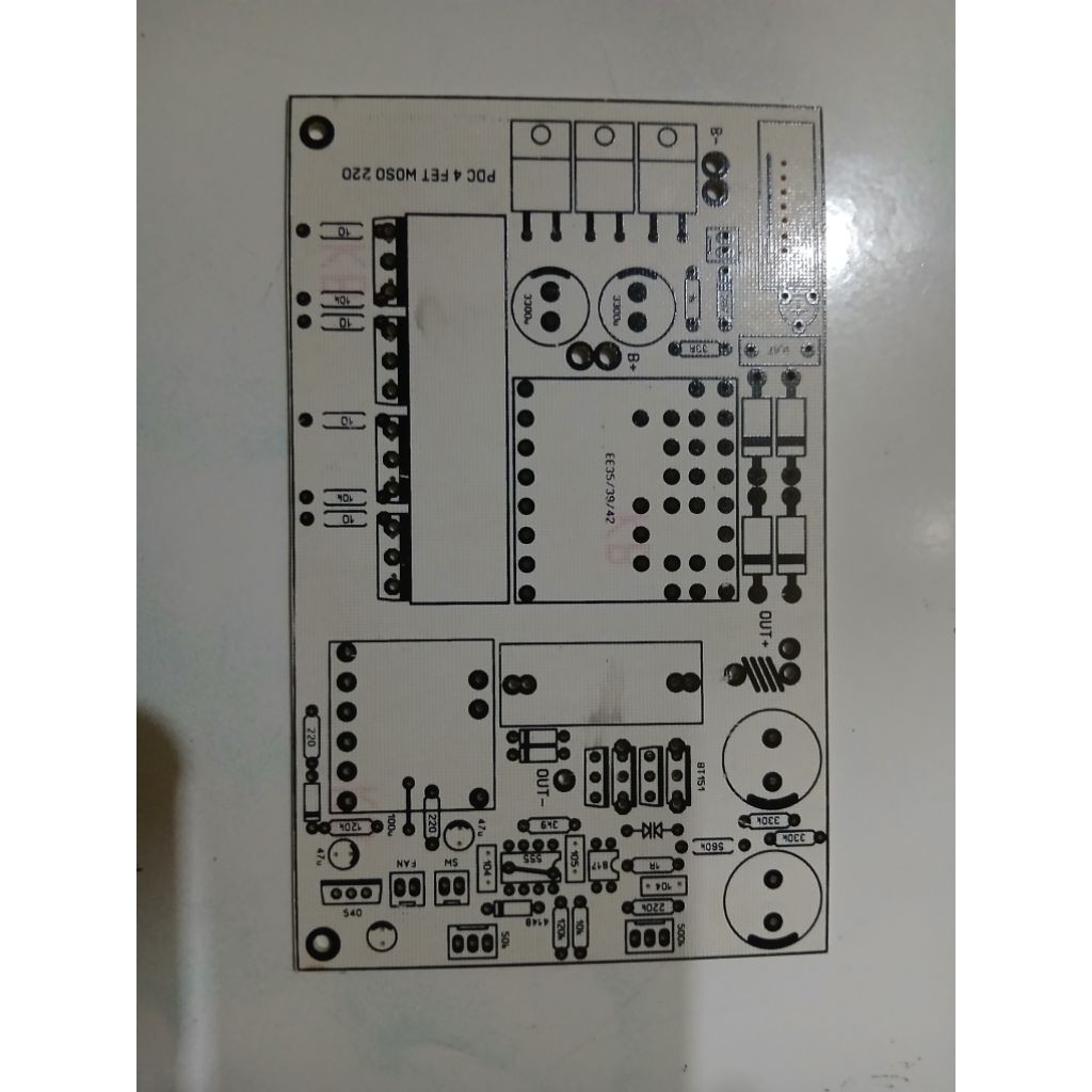 Pcb pdc 4 fet jumbo bisa fet kecil +  pcb pwm spek balap