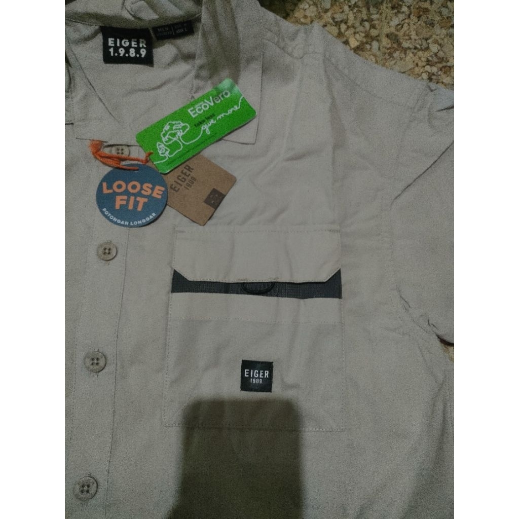 (TURUN HARGA)EIGER KEMEJA GUNUNG MEN LOSEE FIT 1.9.8.9 ASLI EIGER KOKAS-BARCODE ASLI BISA DI CEK