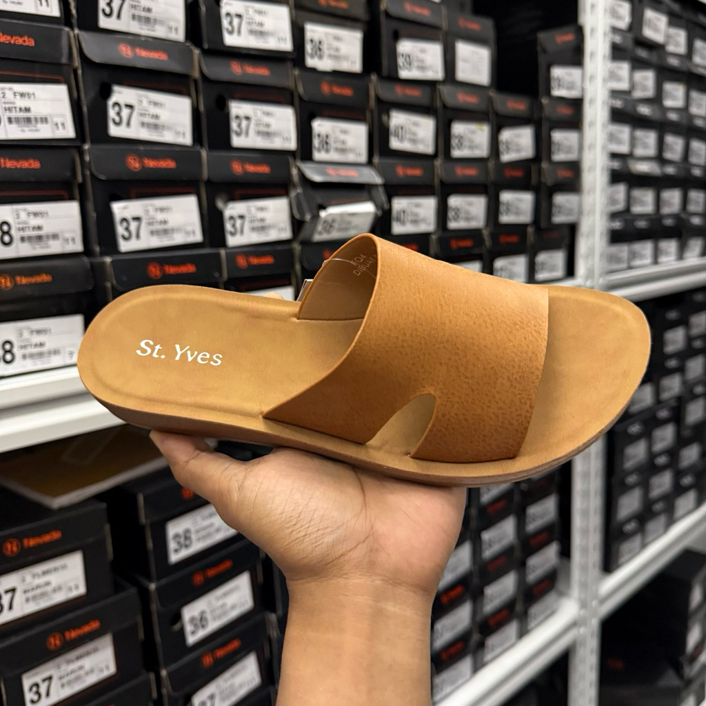 S.t. YVS3 FQ42NW sandal slide anti slip jepit wanita simple comfy 36-41