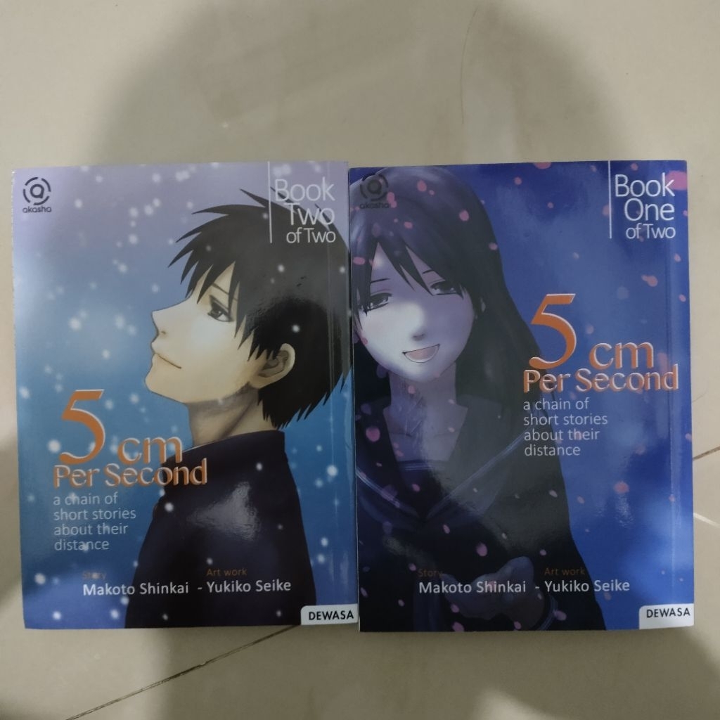 5 Centimeter per second manga Set Like new