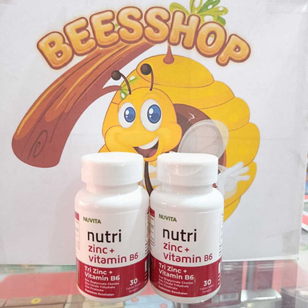 Nuvita Tri Zinc + Vitamin B6 - 30 Tablet