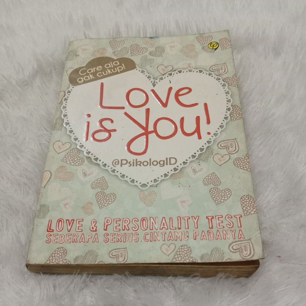BUKU LOVE IS YOU - LOVE & PERSONALITY TEST
