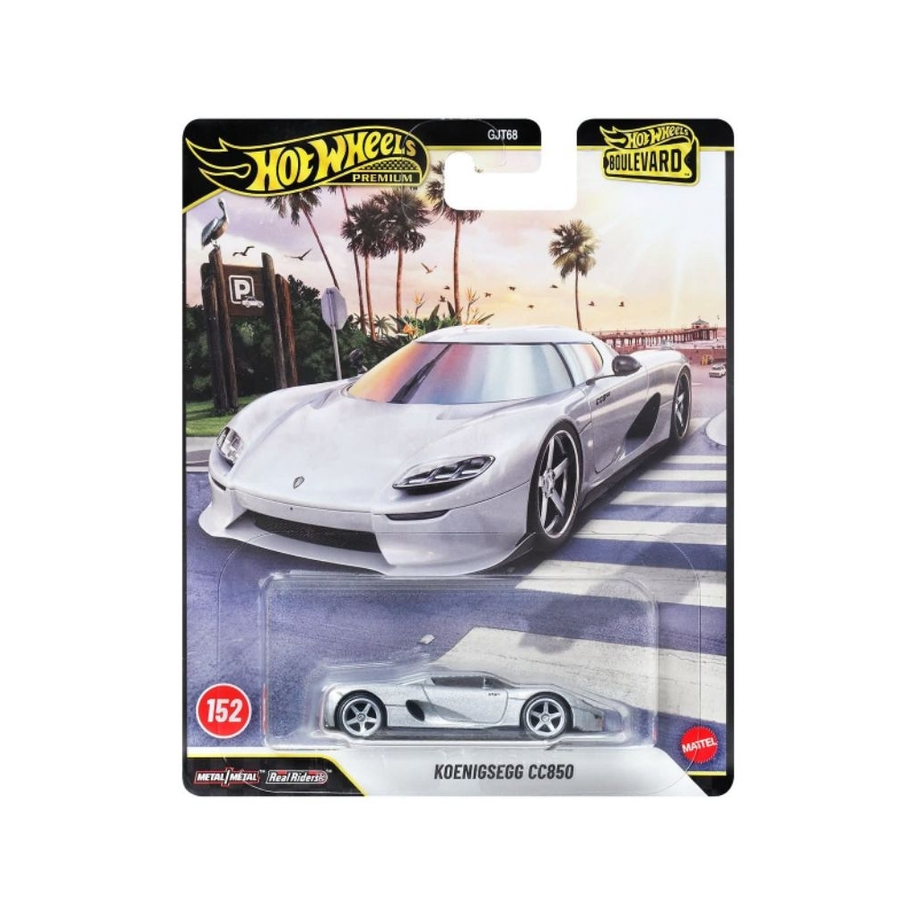 HOT WHEELS PREMIUM Koenigsegg CC850 - Silver