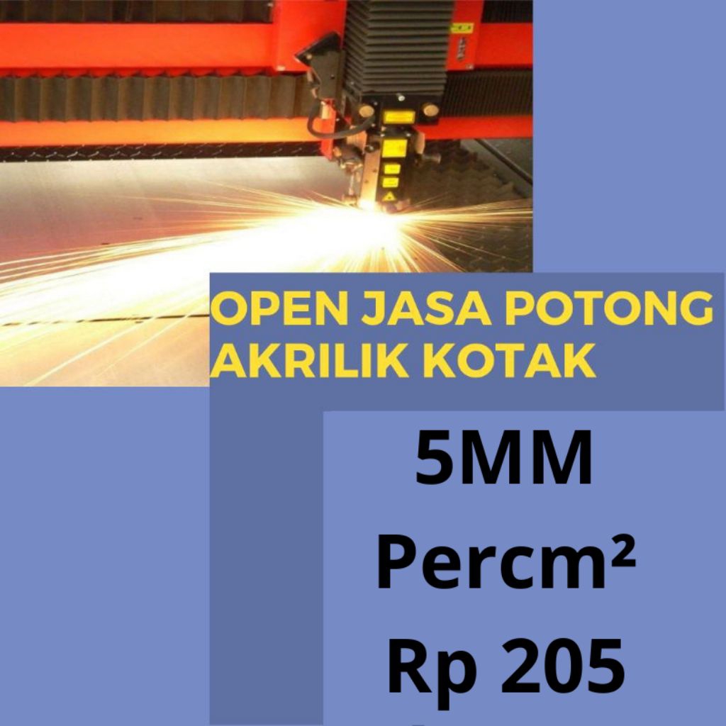 JASA POTONG AKRILIK 5MM / AKRILIK LEMBARAN 5mm /AKRILIK CUSTOM/ AKRILIK BENING / AKRILIK TRANSPARAN