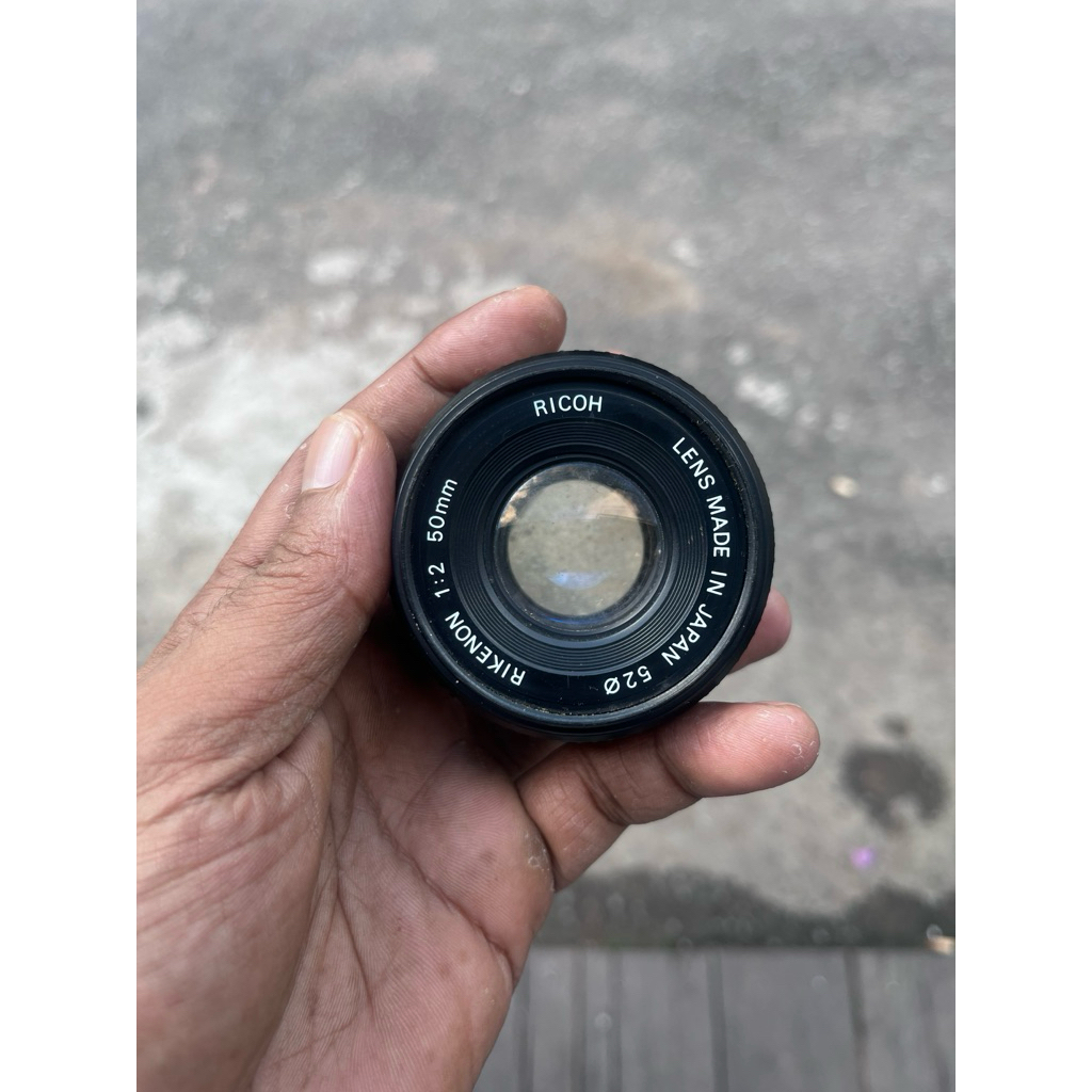 Lensa Manual Ricoh Rikenon 50mm f2 Mount PK Sharp & Bokeh