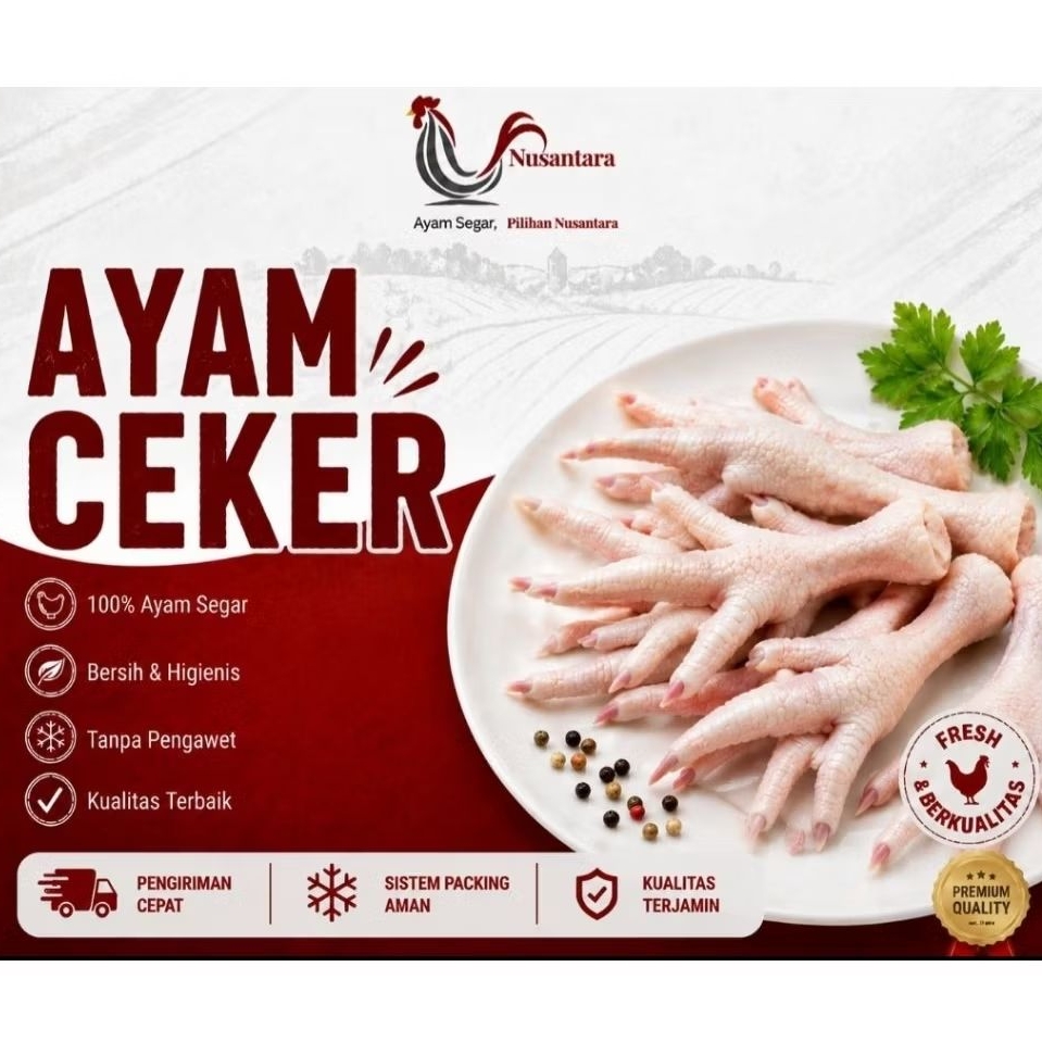 CEKER AYAM FRESH 1Kg BERSIH JUMBO MURAH | CEKER SIAP MASAK | CEKER AYAM PREMIUM