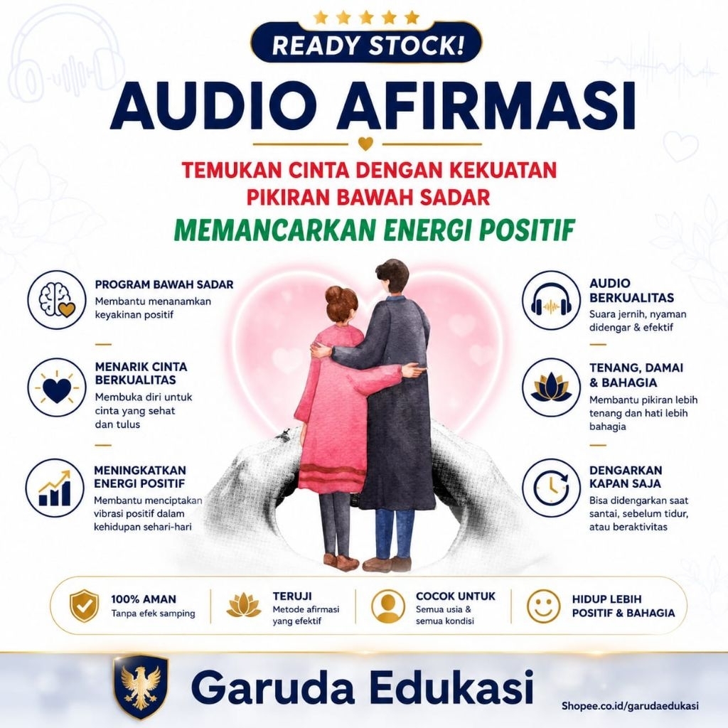 Temukan Cinta dengan Kekuatan Pikiran Bawah Sadar - Audio Afirmasi Positif Terapi Otak Bawah Sadar