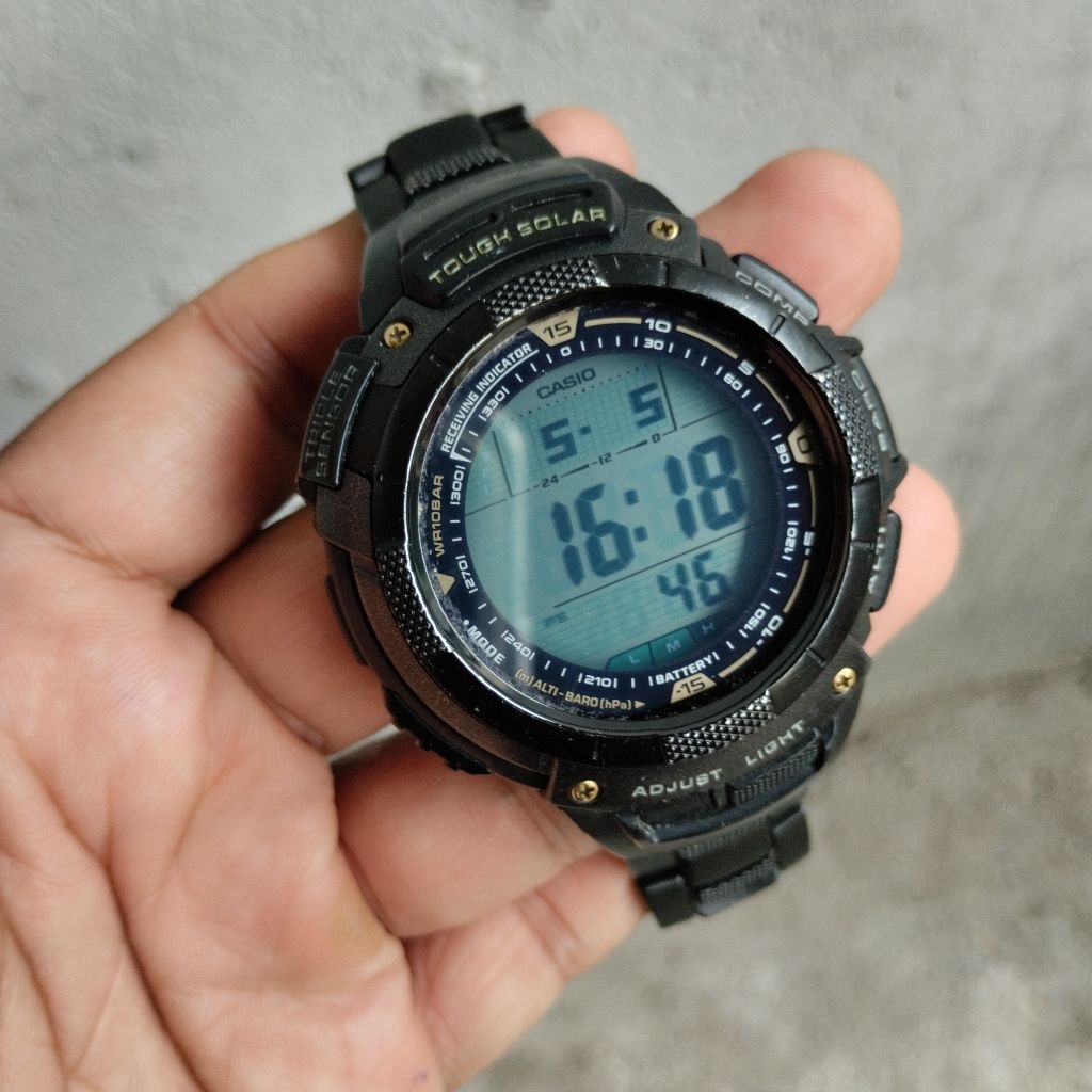Protrek PRW 1100YTJ 1JF Tough Solar Triple Sensor Made Japan original second