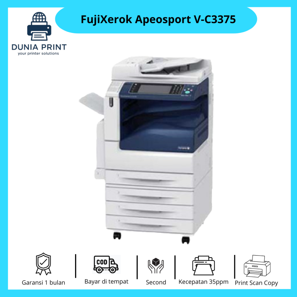 Printer Fuji Xerox Apeosport-V C3375 Full Color Multifungsi Bisa Ukuran Kertas A3+