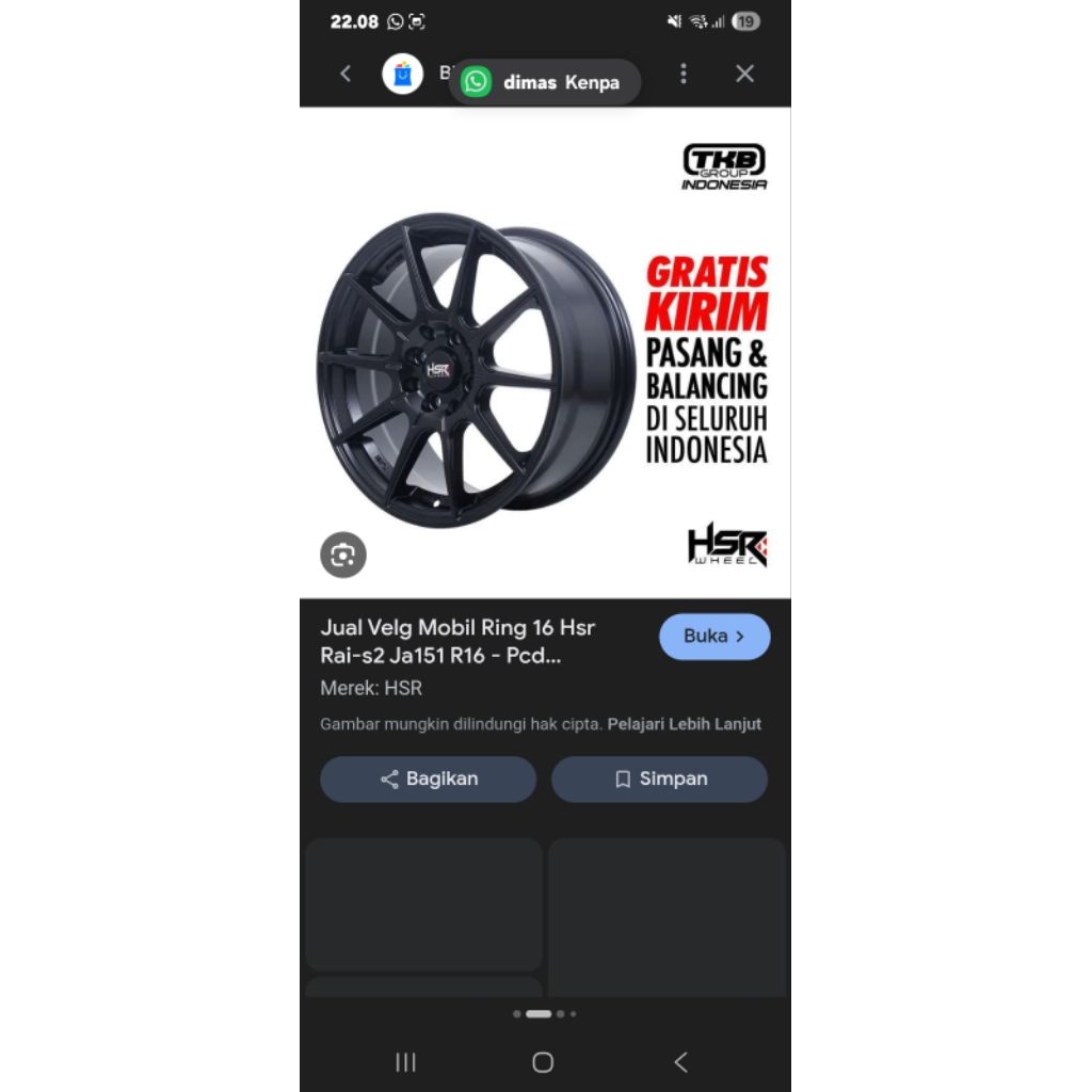 velg racing mobil ring15