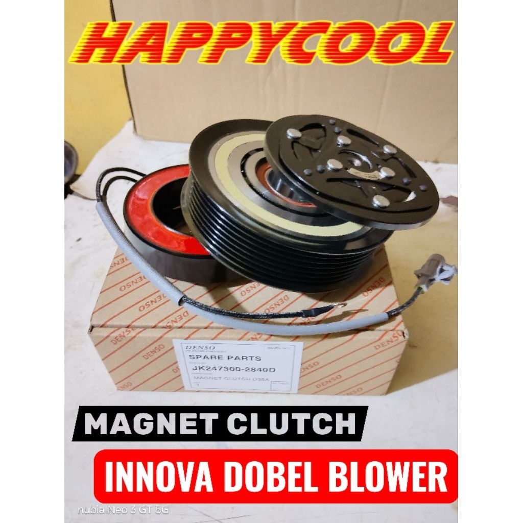 Magnet Clutch Pully Set Kompresor Compresor AC Mobil Toyota Innova Dobel dobel Blower Denso malaysia