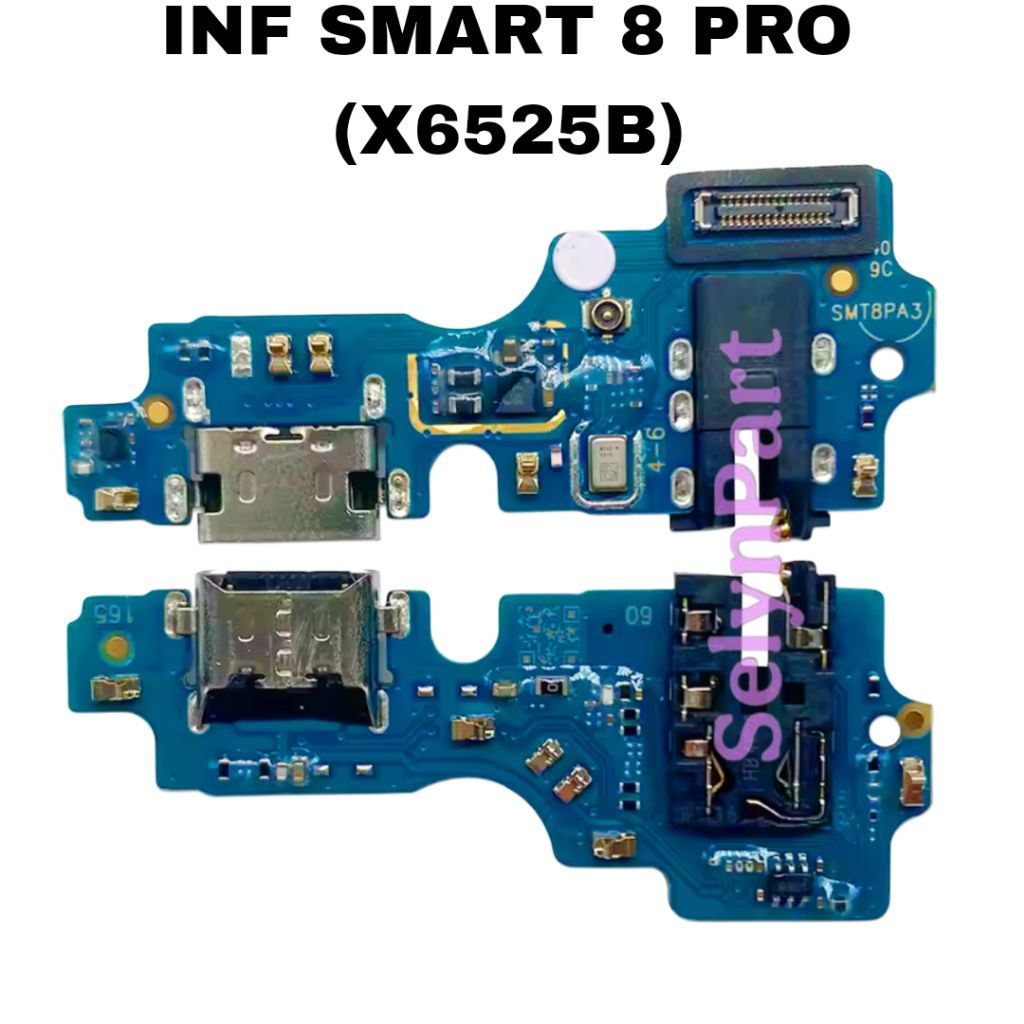 PAPAN CAS / PCB CAS / CONECTOR CAS HP INFINIX SMART 8 PRO (X6525B) ORI