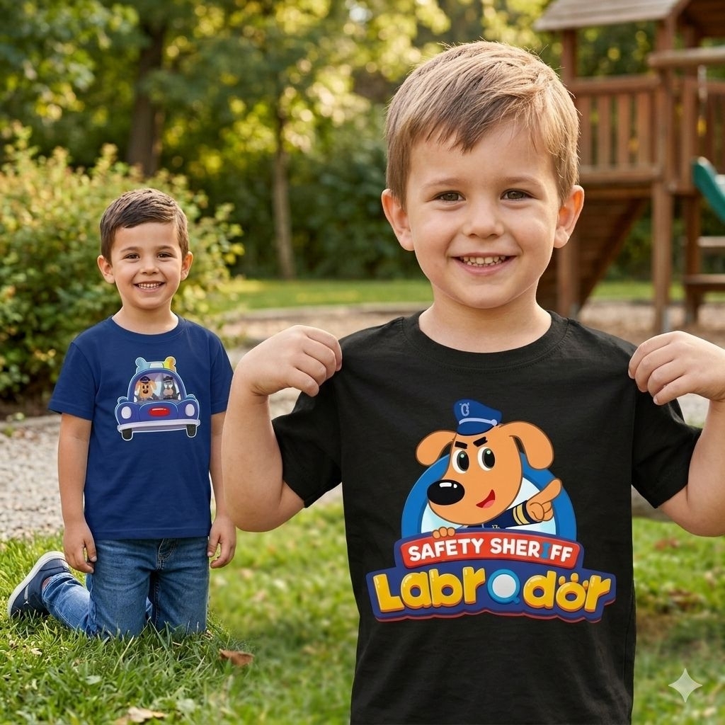 Kaos Distro Anak Kepala Polisi Labrador