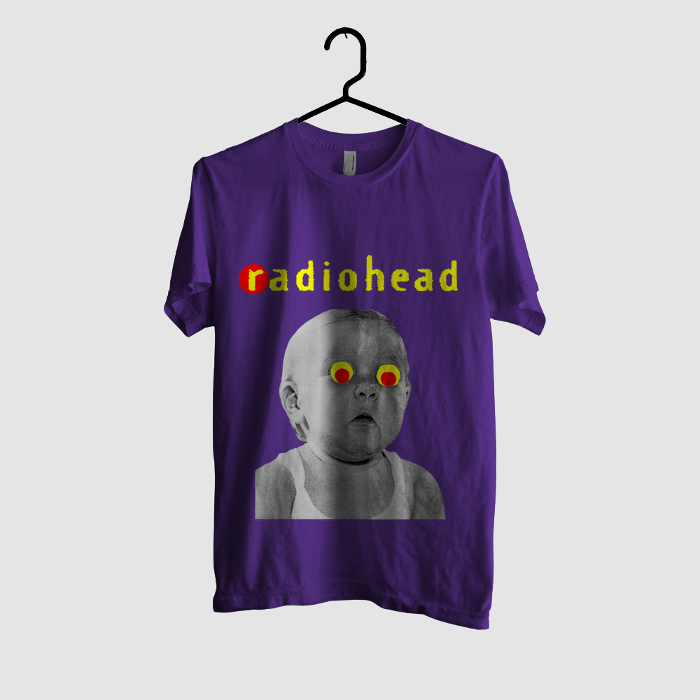 Kaos Band Radiohead   - Pablo Honey Tour Tshirt
