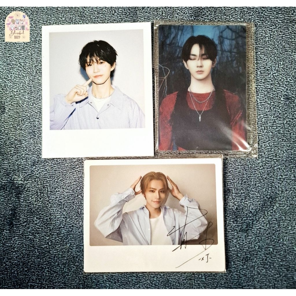 Polaroid NCT Wish Jaehee Season's Greeting 2025, Lenticular Enhypen Jungwon Walk The Line Tour Merch