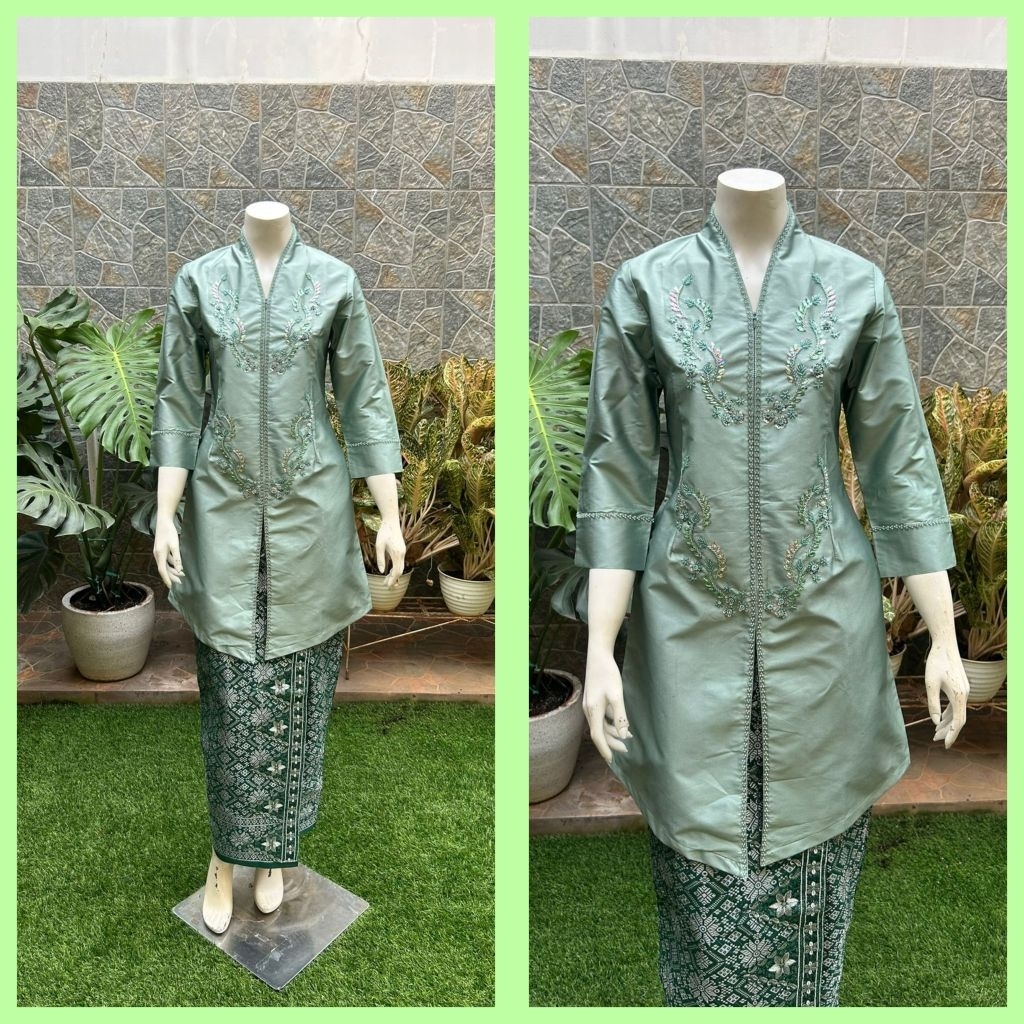 FK-TERBARU BAJU KURUNG MELAYU MOTIF SISIK // BAJU KURUNG TAFFETA PAYET CANTIK // KEBAYA KURUNG MALAY