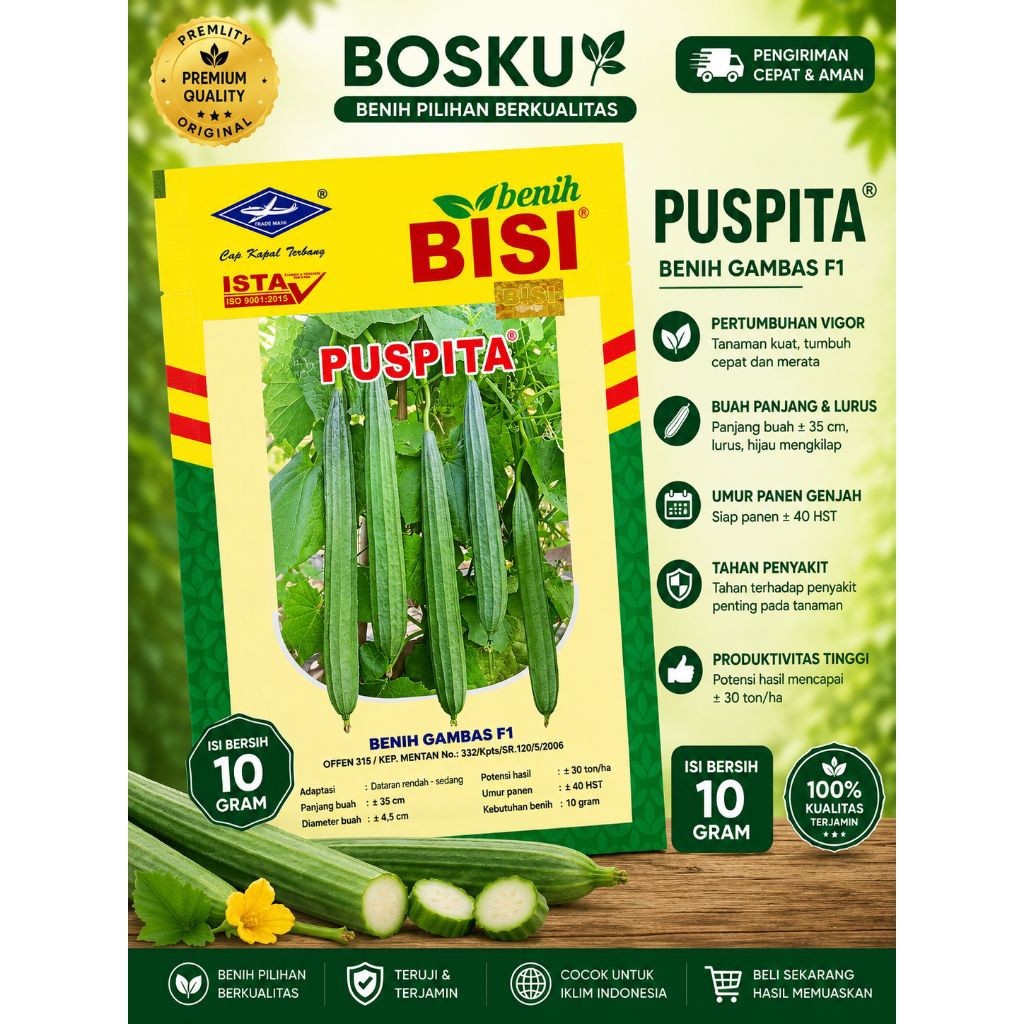 BENIH GAMBAS F1 PUSPITA ~ 10gr
