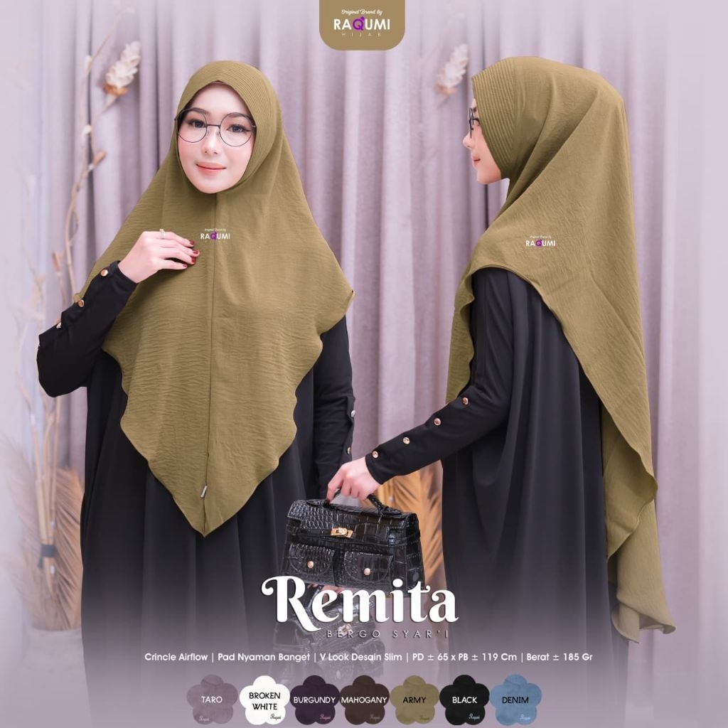 REMITA BERGO HIJAB ORI RAQUMI HIJAB