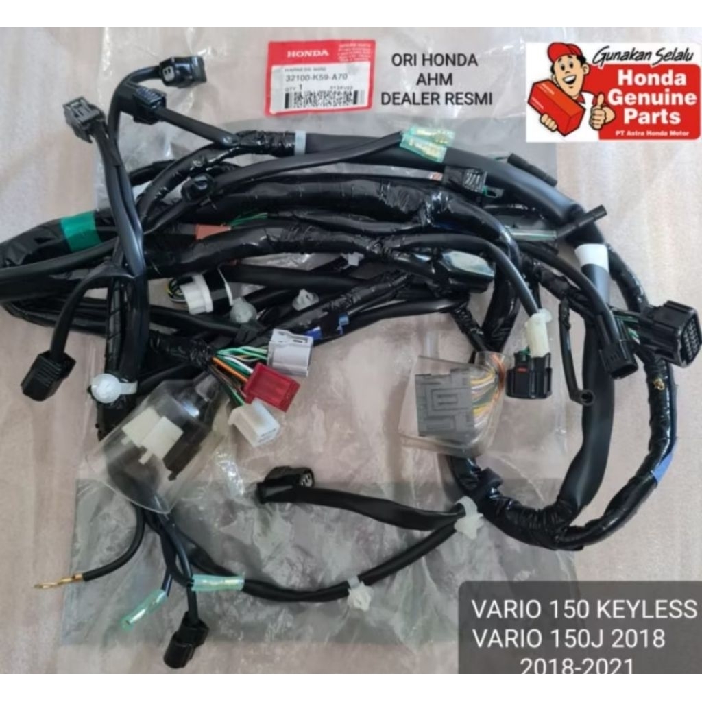 kabel body vario 150 led keyless 2018-2020 ori ahm
