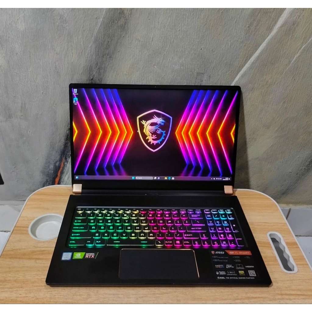 MSI GS75 Stealth 8SG/ i7+RTX 2080 8Gb/ RAM 16GB/ 1TB SSD/ FHD IPS 144Hz/Per-Key RGB Gaming