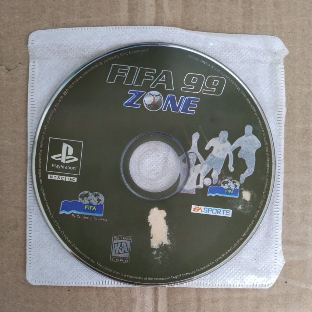 KASET CD PS1 PS ONE FIFA 99 ZONE