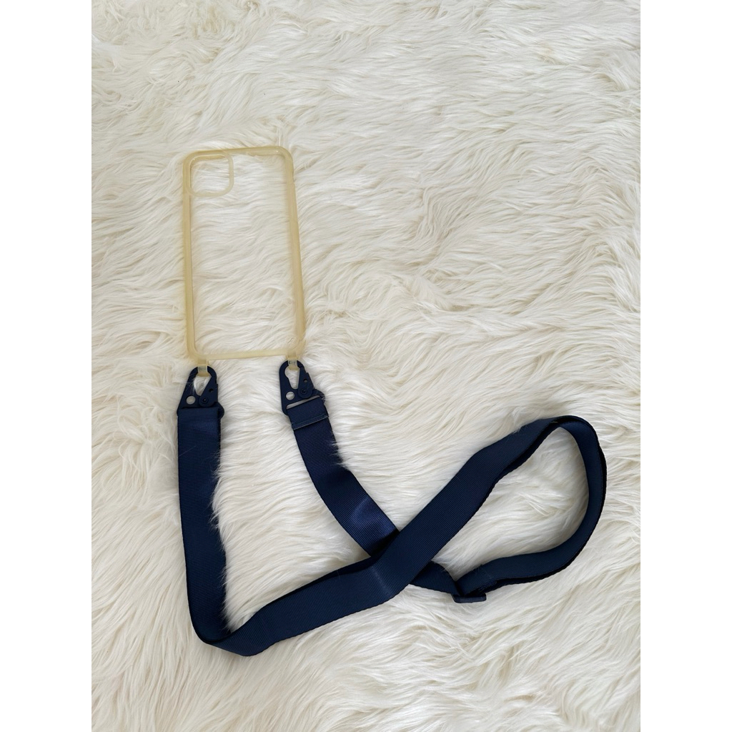 Preloved Phone case 12pro max with long strap