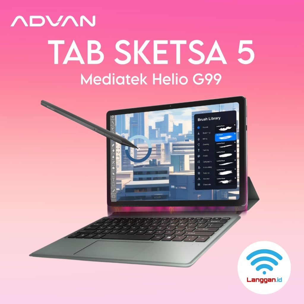 Advan Tab Sketsa 5 12.2 Inch Mediatek Helio G99 Ram 8GB 128GB UFS Tablet Advan Sketsa5 Android