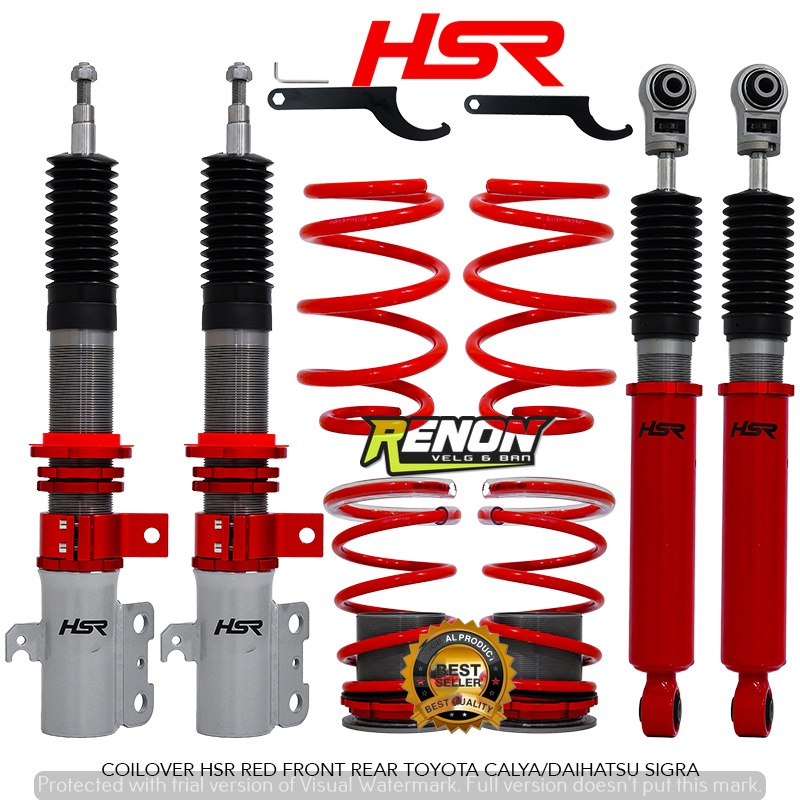 COILOVER CALYA SIGRA CEPER HSR PNP 20 KLIK LEMBUT ATAU KERAS