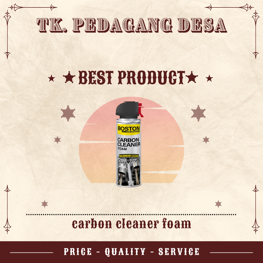 Carbon Cleaner Foam BOSTON Performance 250ml Pembersih Ruang Bakar