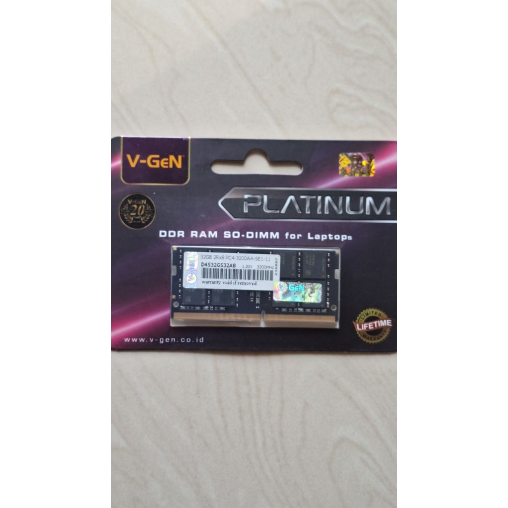 RAM DDR4 SODIMM VGEN 32gb