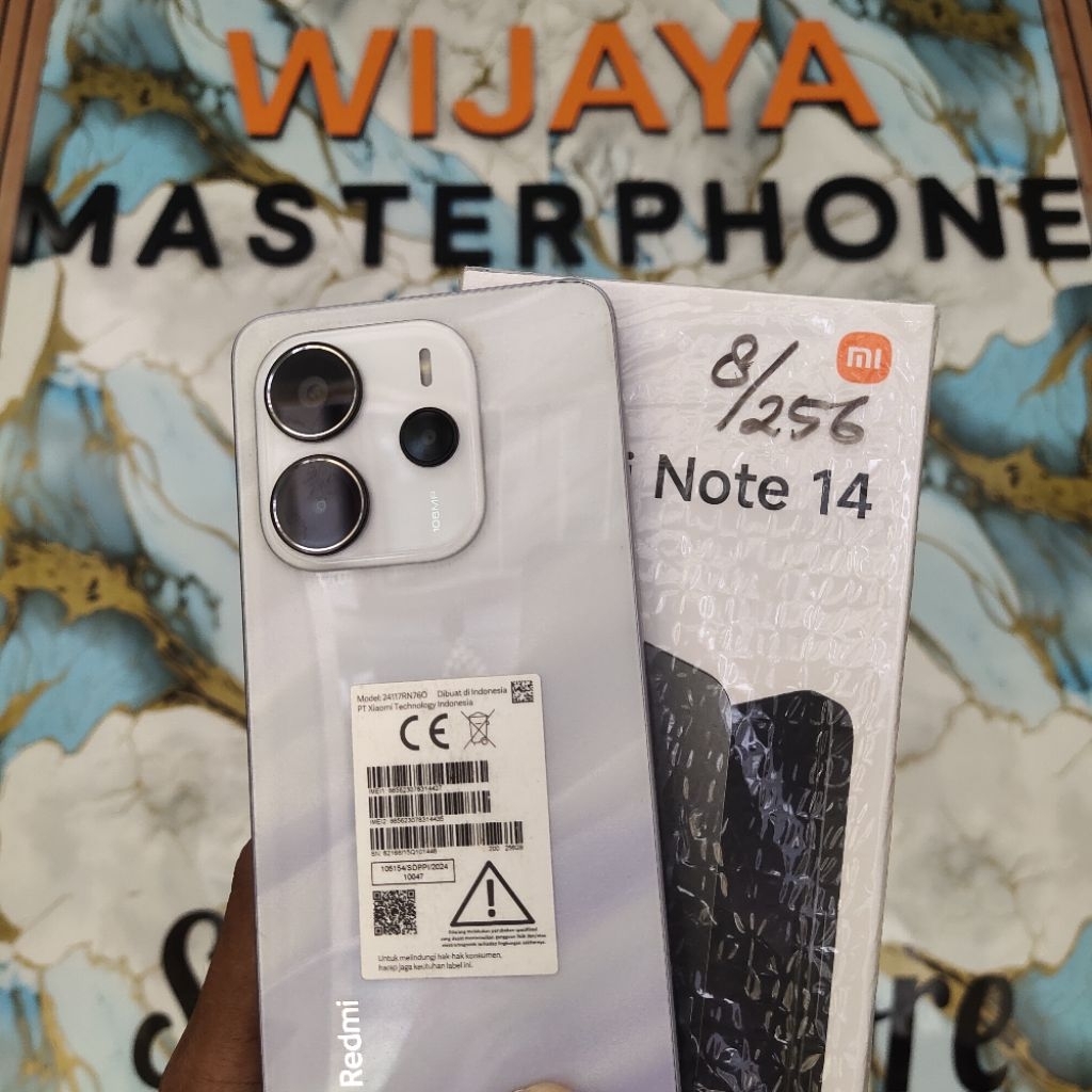 redmi note 14 4G Ram 8GB Internal 256GB HP Second Seken Bekas Fullset [ORI] hp murah