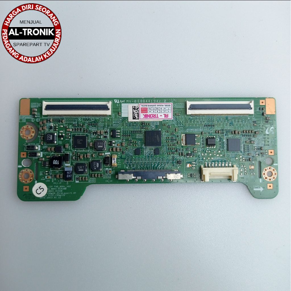 TICON BOARD TV LED SAMSUNG 40 INCH MODEL UA40EH5000 TIKON TCON UA 40EH5000 BN41-01938B